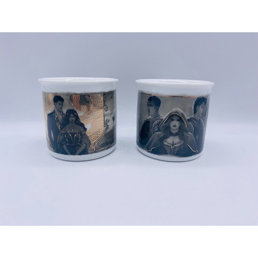 Fairyloot Set of 2 Exclusive Mugs,  Blood & Ash & Kingdom of the Wicked, No Box
